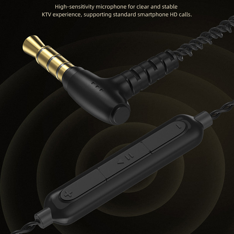 CVJ TXS Wired Earphones with Microphone 3.5mm In-Ear Earbuds Dynamic Drivers HiFi Stereo Tuning Headset CVJ TXS Wired Earphones with Microphone 3.5mm In-Ear Earbuds Dynamic Drivers HiFi Stereo Tuning Headset